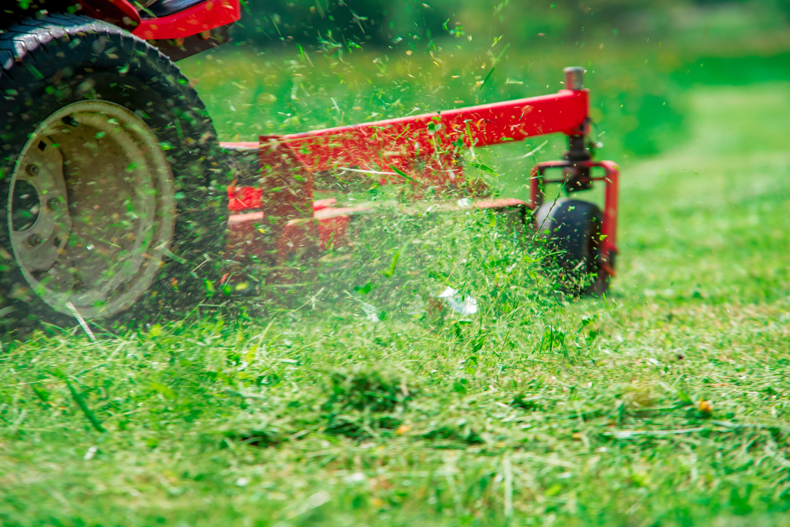 Tractor Lawn Mowing